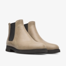 Camper Beige Ankle Boots Womens - Iman Online Ireland | JZVQT5436